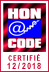 Ce site respecte les principes de la charte HONcode de HON