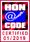 Nos subscribimo-los Principios do código HONcode da Fundación Saude na Rede